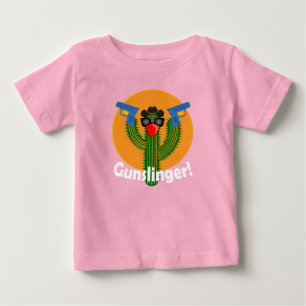 Camisa Gunslinger Cactus - Baby Fine Jersey T-Shir