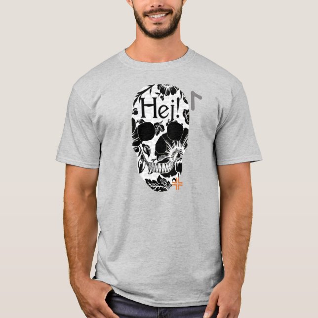 Camisa HANDSKULL Hej básica B2 (Frente)