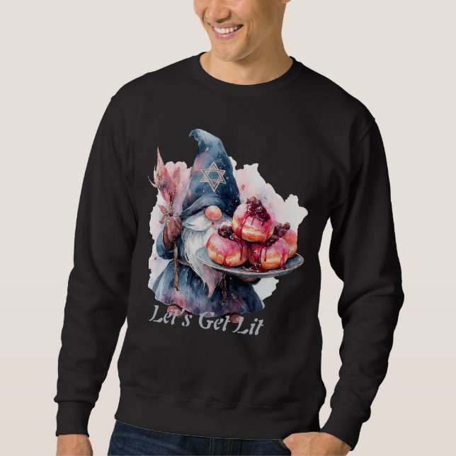 Camisa Hanukkah Wizard com Donuts (Frente)