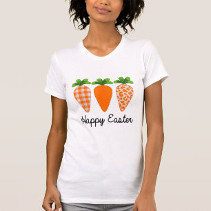 Camisa Happy Easter Cenoura Fofo Páscoa