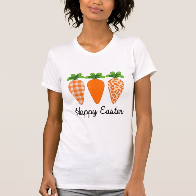 Camisa Happy Easter Cenoura Fofo Páscoa (Frente)