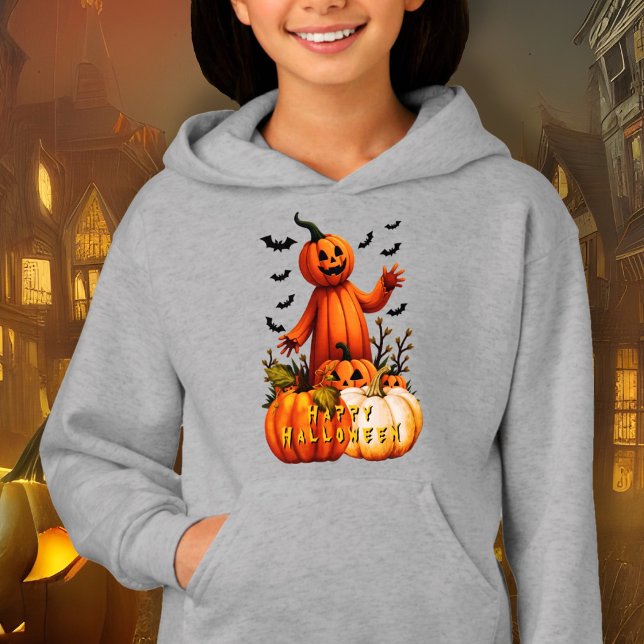 Camisa Happy Halloween Pumpkin Man (Criador carregado)