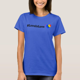 Camisa hashtag #LoveIsLove
