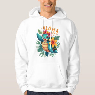 Camisa havaiana Aloha Havaí Tartaruga Marinha Meni
