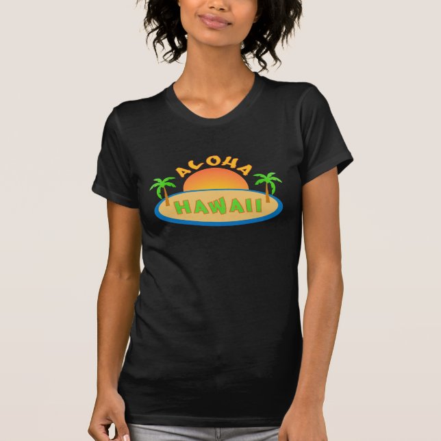 Camisa HAWAII - escolha estilo e cor (Frente)