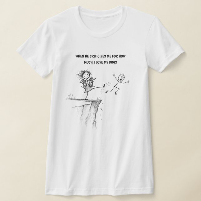 Camisa Hilária para Amantes de Cachorros (Postura )