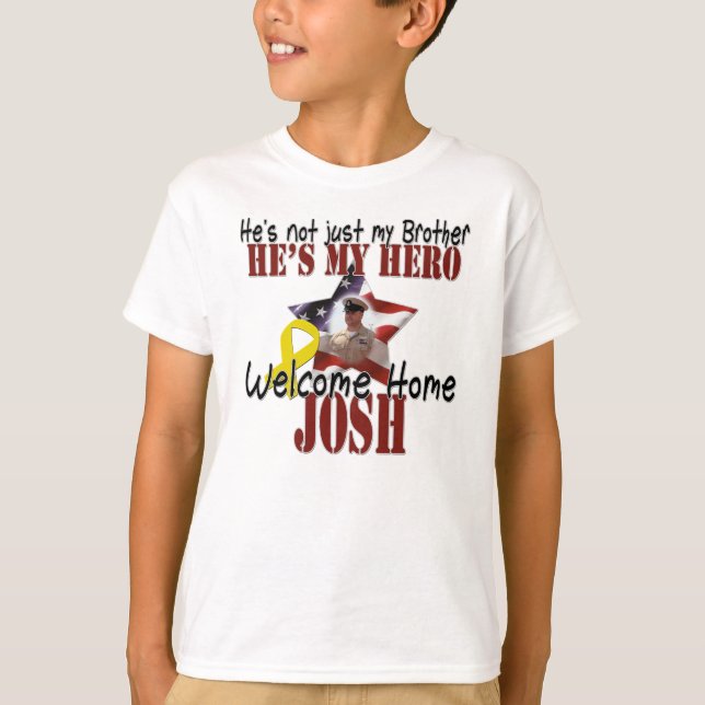 Camisa home bem-vinda do regresso a casa do irmão (Frente)