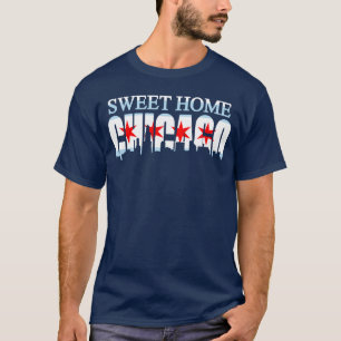 Camisa Home doce da skyline t da bandeira de