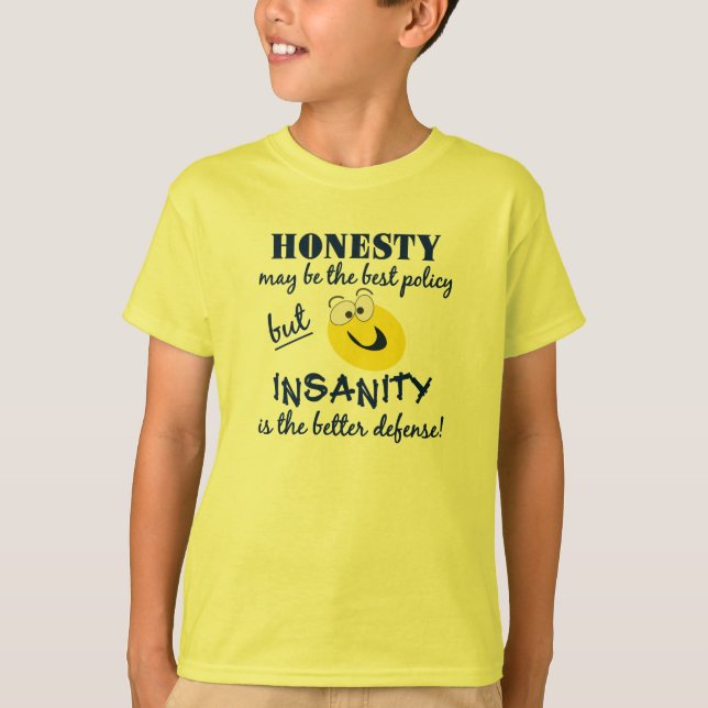 Camisa honestidade/insensatez - escolha estilo e c (Frente)