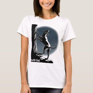 Camisa Hound Dog Feminina Camisa para Amante de Cã