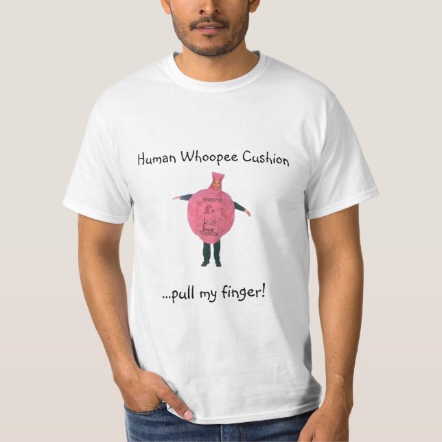 Camisa humana do coxim T de Whoopee (Frente)
