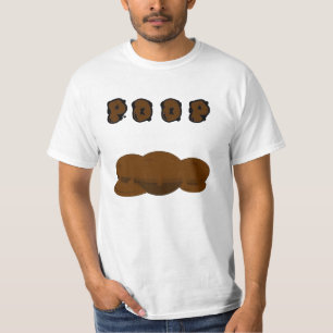 Camisa húmida do tombadilho de Pooprints