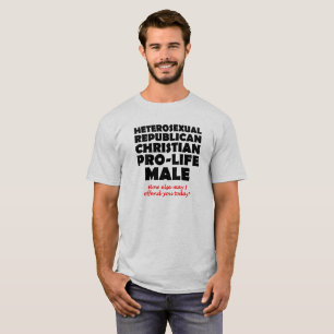 Camisa Humorística Cristã Masculina Republicana Of