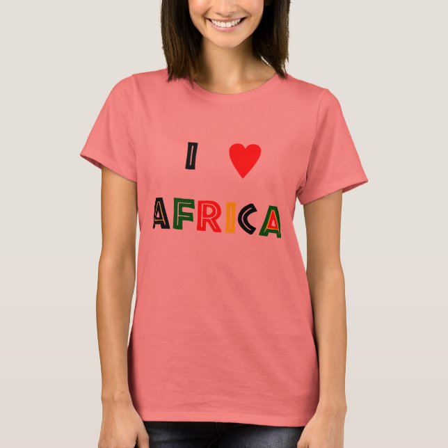 Camisa "I Heart Africa" (Frente)