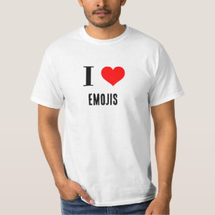 Camisa - I Heart emojis
