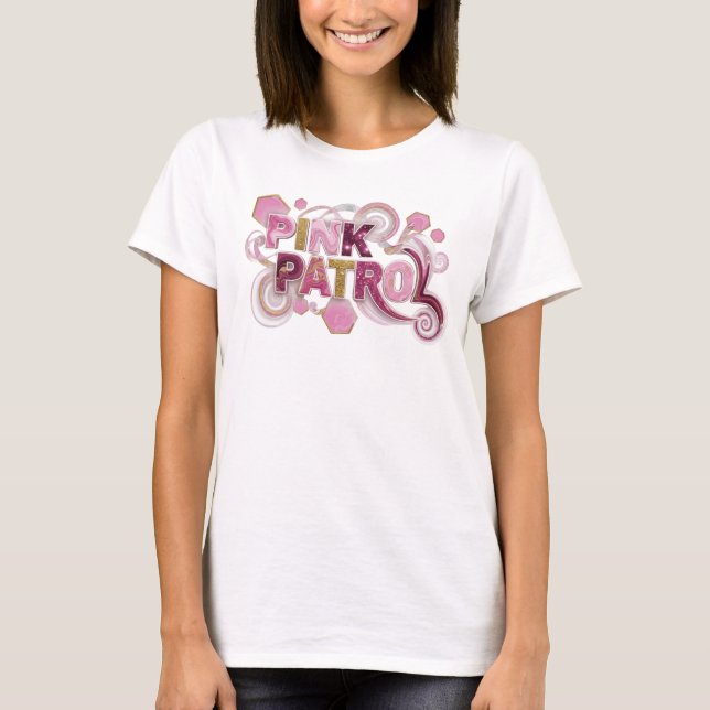 Camisa Icone Rosa PINK PATROL Design (Frente)