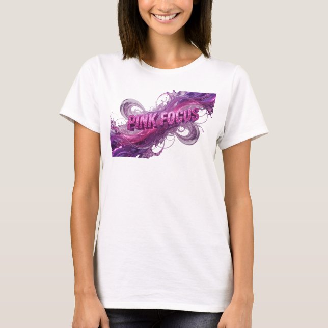 Camisa Icone Roxa PINK FOCUS Design (Frente)