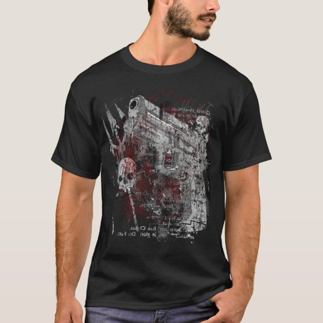 Camisa ida bebê da arma t (Frente)