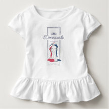 Camisa II do plissado de Dominicanita