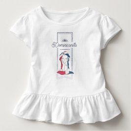 Camisa II do plissado de Dominicanita