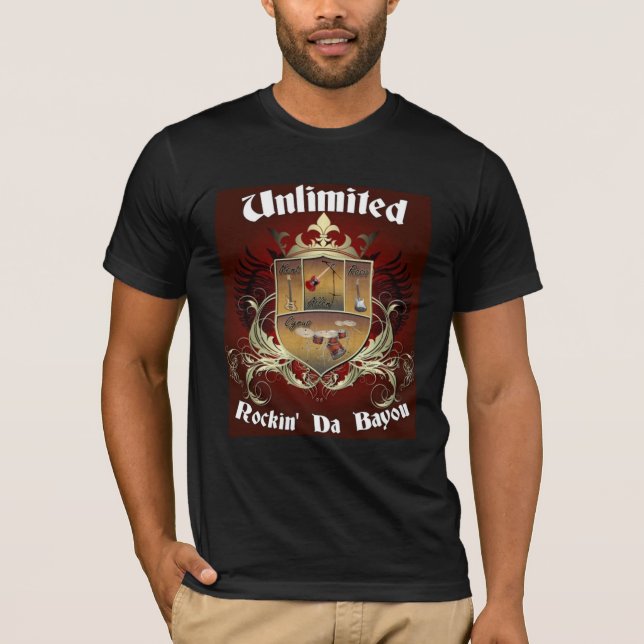 Camisa ilimitada da banda da brasão (Frente)