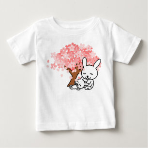 Camisa impressa de coelho bonito para bebês