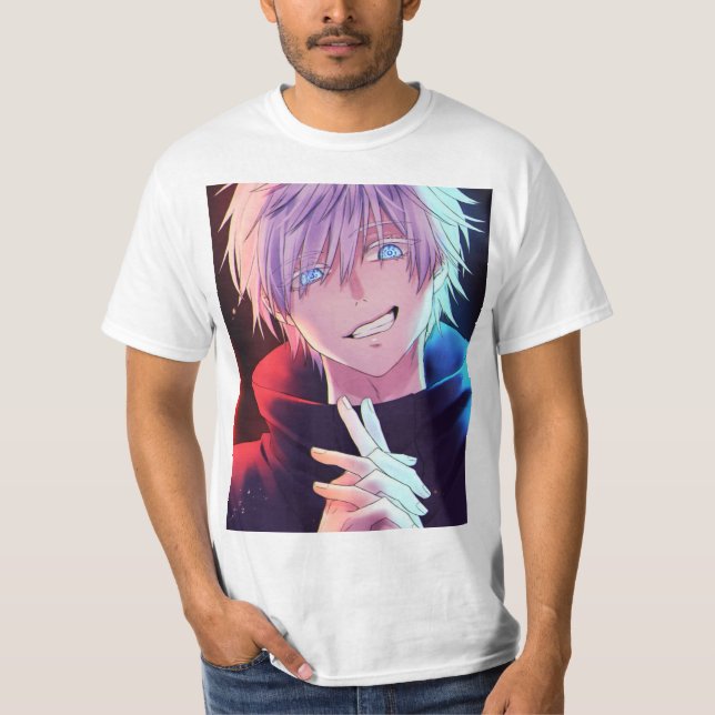 Camisa impressa saturo Gojo (Frente)