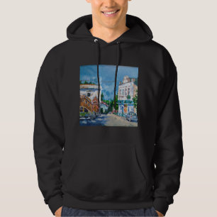 Camisa Impressionista da Rua da Cidade Ensolarada