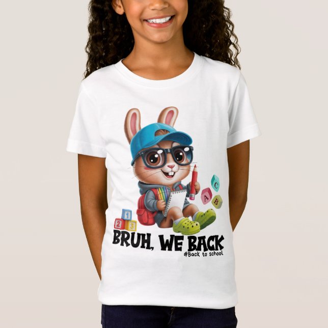 Camisa infantil, Camisa de volta às aulas  (Frente)