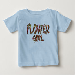 Camisa Infantil com Babados para Menina de Flores 