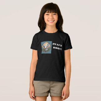 Camisa infantil com símbolo de paz
