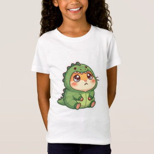 Camisa Infantil de Hamster com Fantasia de Dinossa