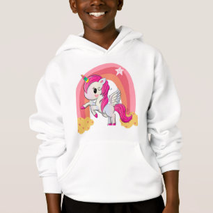 Camisa infantil de unicórnio mágico fofo