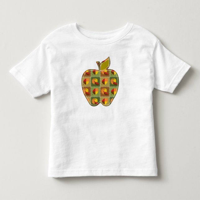 Camisa Infantil e de Bebê Outono Quilt (Frente)