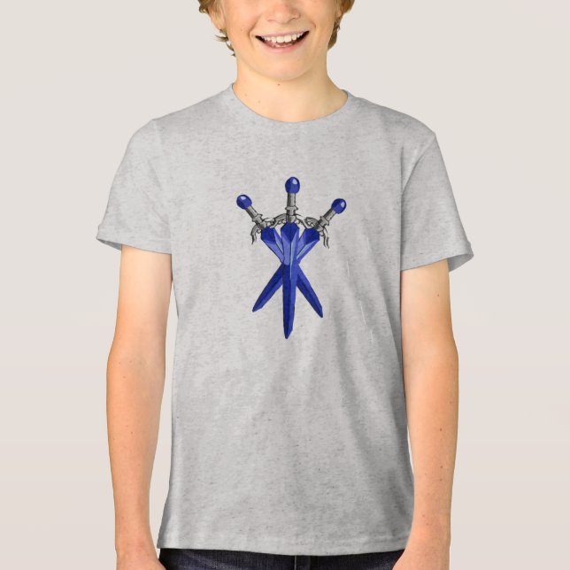 Camisa Infantil Espada Mágica Azul (Frente)