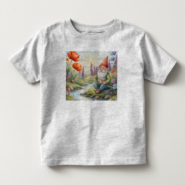 Camisa infantil floresta encantada nome personaliz (Frente)