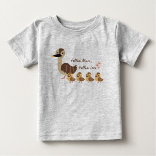 Camisa Infantil Mama Pato e Filhotes