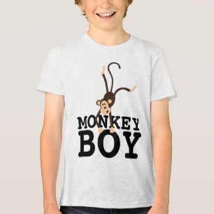 CAMISA INFANTIL MENINO MACACO, MENINOS ENGRAÇADOS