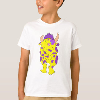 Camisa Infantil Monstro Difuso Manchado