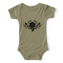 Camisa Infantil Rose Mark Minimalista Moderna