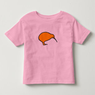 Camisa Infantil Tocador de Kiwi Laranja