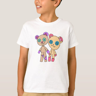 Camisa Infantil Ursos Remendados Marrom