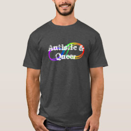 Camisa Infinita do Arco-Íris Autista e Queer