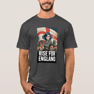 Camisa Inglaterra Bandeira Patriótica de São Jorge