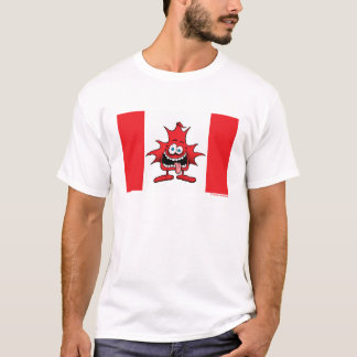 Camisa insana louca da folha de bordo de Canuck