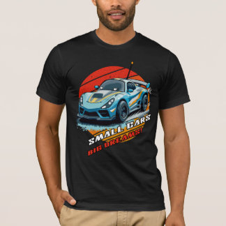 Camisa inspirada pela paixão por corridas e modelo