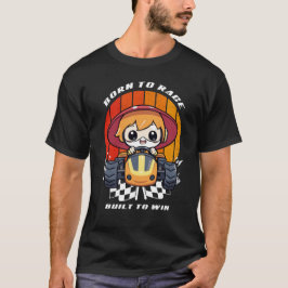 Camisa inspirada pela paixão por corridas e modelo