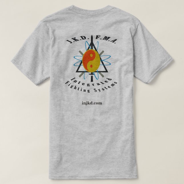 Camisa integrada das artes marciais de Fuson (Verso do Design)