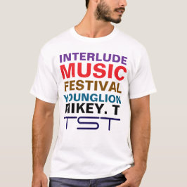CAMISA INTERLUDE MUSIC FESTIVAL. Camiseta Masculin