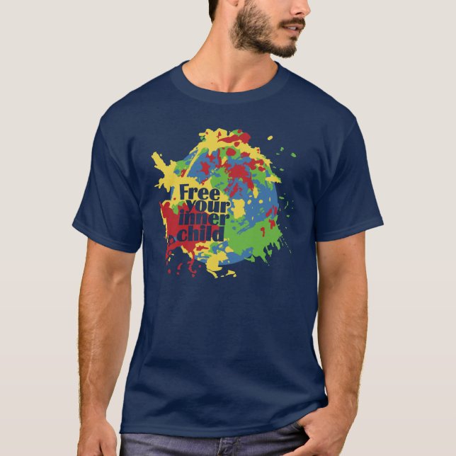 Camisa INTERNA da CRIANÇA - escolha o estilo & a (Frente)